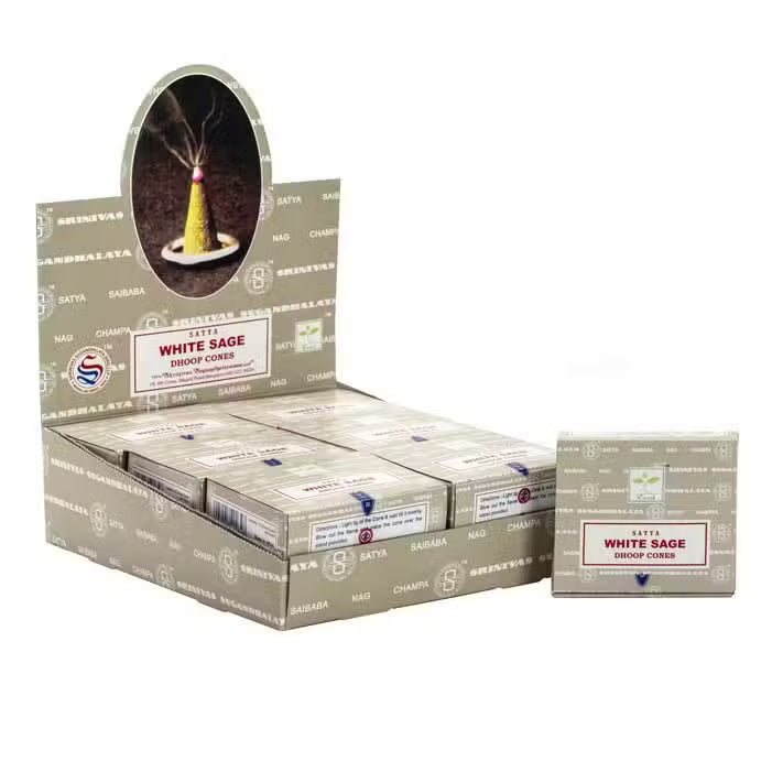 White Sage Dhoop Cones by Satya