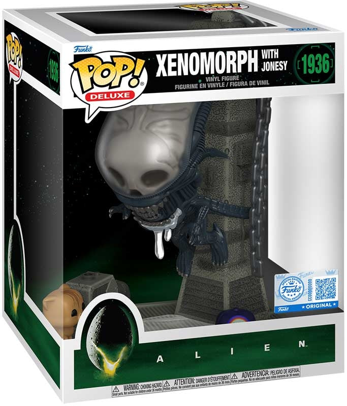 FUNKO POP DELUXE: ALIEN - XENOMORPH HOVERING AND JONESY