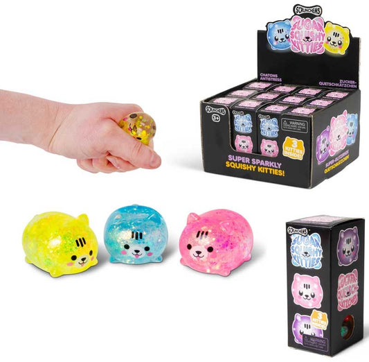 DIDDY SUGAR SQUISHY KITTIES - 3PK