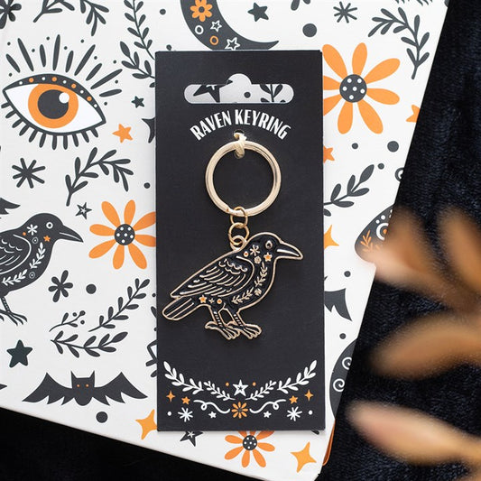 Frightful Folk Raven Keyring