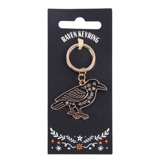 Frightful Folk Raven Keyring