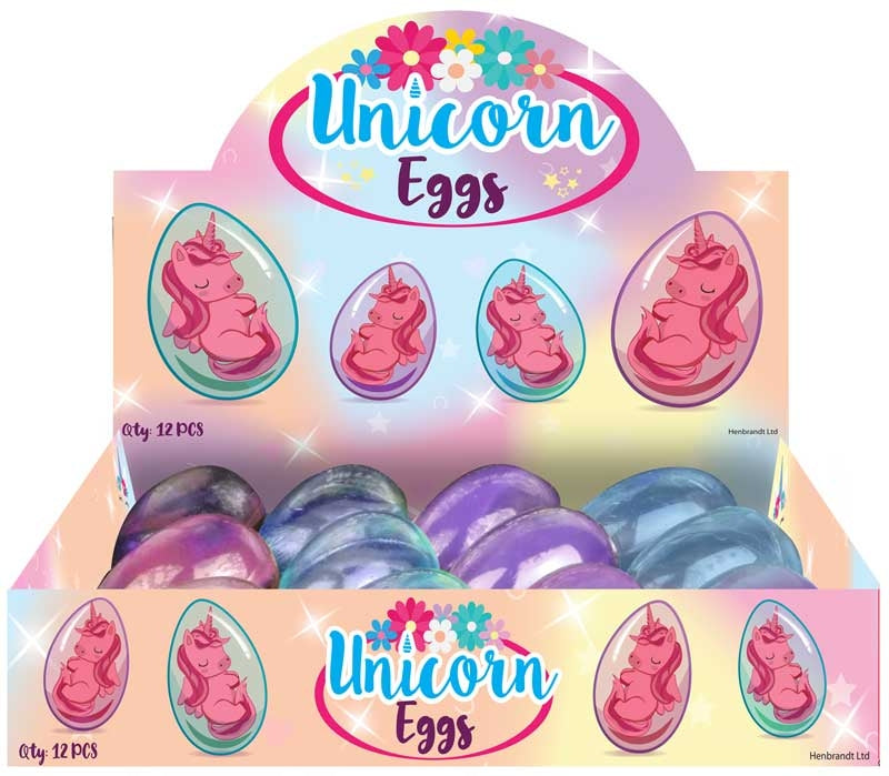 UNICORN EGG AND BABY ASSORTED