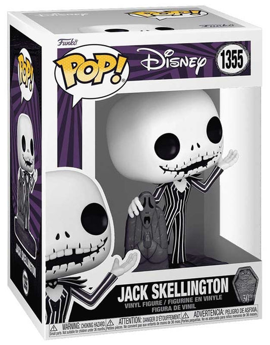 FUNKO POP DISNEY: THE NIGHTMARE BEFORE CHRISTMAS 30TH - JACK WITH GRAVESTONE