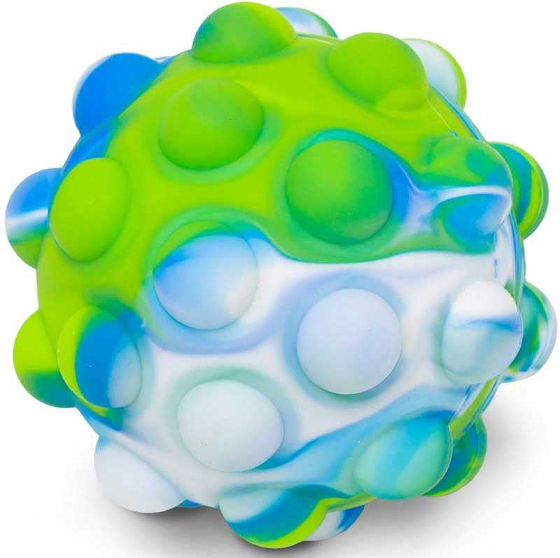 MEGA PUSH POPPERS FIDGET BALL ASSORTED