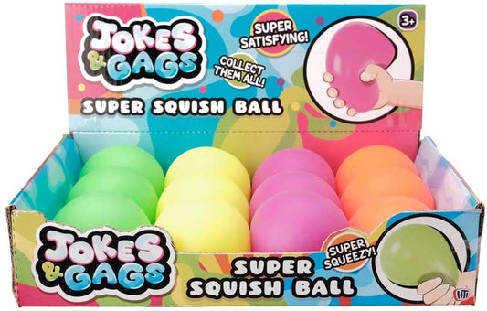 NEON SUPER SQUISH BALL ASSORTED