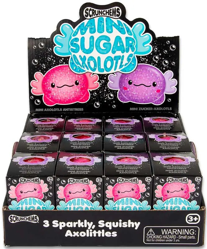 SCRUNCHEMS MINI SUGAR AXOLOTLS ASSORTED