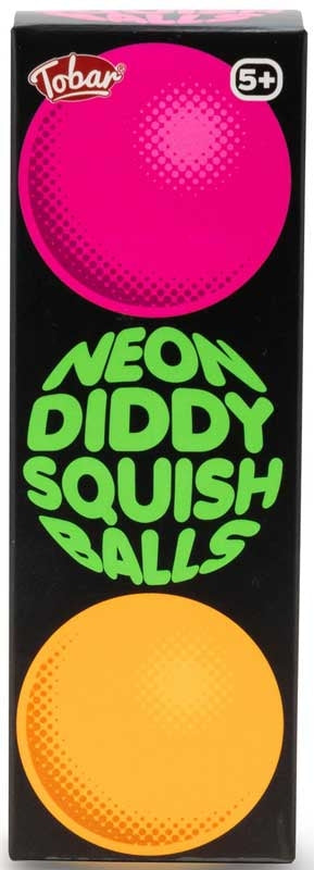 SCRUNCHEMS NEON DIDDY SQUISH BALLS - 3PK