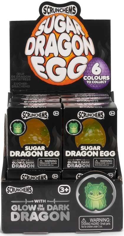 SCRUNCHEMS SUGAR DRAGON EGG ASSORTED