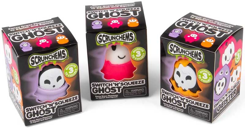 SCRUNCHEMS SWITCH 'N' SQUEEZE GHOST ASSORTED