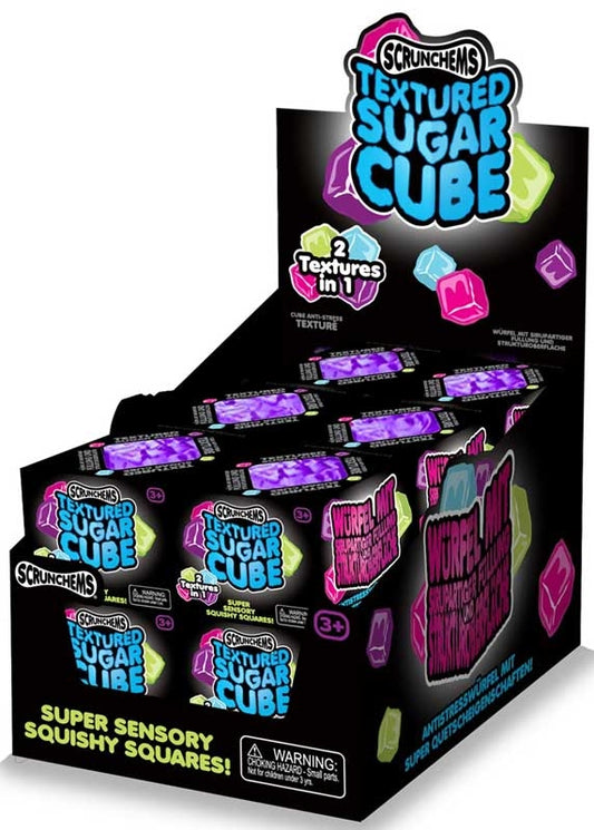 SCRUNCHEMS TEXTURED SUGAR CUBE ASSORTED