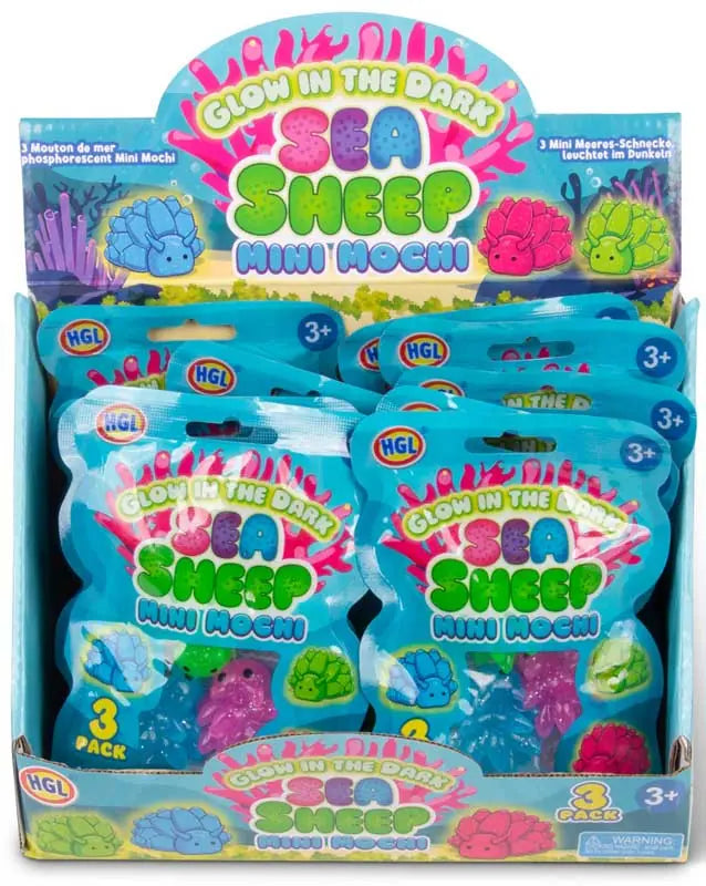 SEA SHEEP GLOW IN THE DARK MINI MOCHIS 3PK