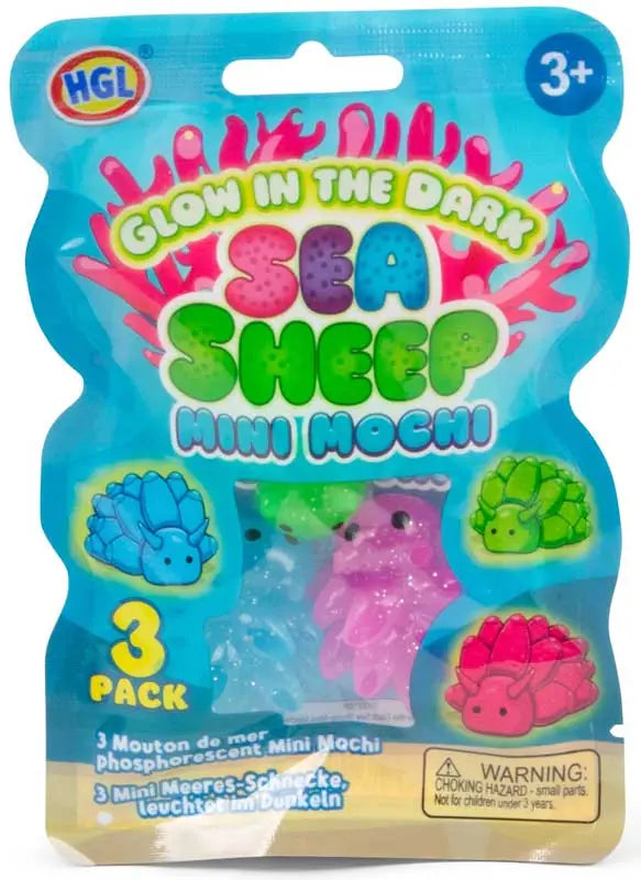SEA SHEEP GLOW IN THE DARK MINI MOCHIS 3PK