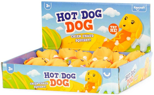 SQUEEZY HOT DOG SENSORY TOY